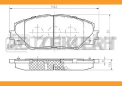 ������� ����. ����. ����� Toyota Rav 4 III 06- BS2716 ����