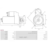 ������� Nissan AD 90-02 / Almera 95-06 (0,8 kW/ Z=8/ (Hitachi AS S2072S S2072S ����