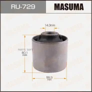 ����������� Masuma LAND Cruiser, LX470 / UZJ100L, UZJ100W rear low Masuma RU729 RU729 ����