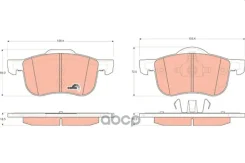 ������� ��������� �������� ������ Volvo: S60 00-, S80 98-06, V70 I ��������� 97-00, V70 II ��������� 00-, XC70 Cross Country 00- TRW ���. GDB1388 GDB1...