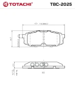 ������� ��������� �������� Totachi TBC-2025 NIBK PN1542 OEM 044660C010 Totachi TBC2025 TBC2025 ����