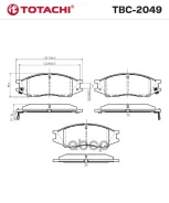 ������� ��������� �������� Totachi TBC-2049 NIBK PN2435 OEM 1N073328Z Totachi TBC2049 TBC2049 ����