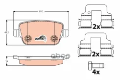������� ������ FORD Galaxy 06-, KUGA I, Mondeo IV, S-MAX 06-, Volvo S80 II GDB1732 TRW ���. GDB1732 GDB1732 ����