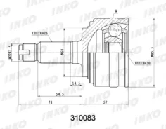 ���� ������� 26/30 | ����� ����/��� | INKO 310083 310083 ����