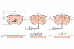 ������� ���. AUDI A4, A6/ VW Passat/ Skoda Superb 1.8-3.2 97= TRW ���. GDB1307 GDB1307 ����