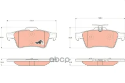 ������� ���. FORD Focus C-MAX/ Mazda 3/ Volvo S40, V40 TRW ���. GDB1621 GDB1621 ����