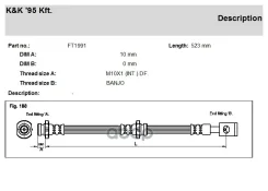 ����� ��������� Nissan Vanette Cargo Box (HC23) 1.6i 2.0 D 2.3 D 01.95- KK ���. ft1991 FT1991 ����