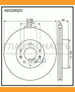 ���� ��������� �������� Mazda 6 07-13 [ADC0452V] ADC0452V ����