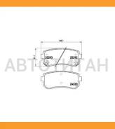 ������� ����. ���. Hyundai ix35/KIA Sportage 1.6-2.0 10- Brembo P30051 P30051 ����