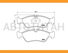 ������� �������� �. MB Sprinter 95, VW LT 2.3i-2.5TDi 96-98 P50082 Brembo P50082 P50082 ����