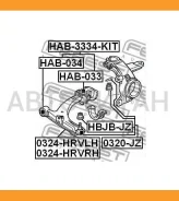 ����� | ����� ��� | Hondahr-V 5D GH4 [JP], HR-V 3D GH2 [JP], HR-V GH3, HR-V GH1, HR-V 5D GH Febest 0324Hrvlh 0324HRVLH ����
