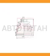 ������� ����� (�-�� ��� ������) 22x79x81 Toyota Corolla(AE 80-110) ASBT92 ����