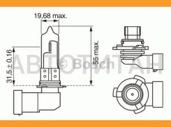����� Pure Light Standart HB3 12V [60W] [������] [1 ��] 60W 12V P20d 1987302152 ����