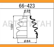 ������� ����� �������� /28*84*100/ Mitsubishi P23V, �P23W, �P24W, �P45W, �L041G, �L041GV, �L041GW, �L044GW, �L144GW, �L149GW 66423 ����
