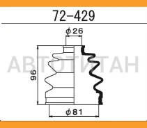 ������� ����� �������� /26*81*96/ MA3-100, �EF4-100, �EF4-410, �EF5-100, �EF5-110, �EF4-300, �EF4-310, �EF5-110, �EF4-300, �EF4-310, �EF5-300, �EF5-31...