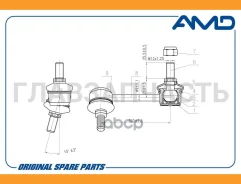 ���� ������������� ���. ����. L Nissan Qashqai 02.07/ X-Trail 06.07-/ Renault Koleos 09.08- AMDSL389L ����