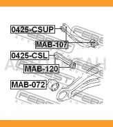 ������ ���� Mitsubishi Lancer CS 2000-2009 �/� MAB120 ����