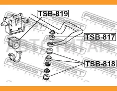 ������ ������ ��������� ������������� | ����� ����/��� | Toyotahiace, Hiace S. B. V KLH1,2, LXH1,2, RCH1,2, Regius, Touring Hiace KC TSB818 ����