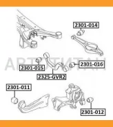 ����������� ������ ����� AUDI A3 (8P1) 2003- 2301012 ����