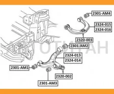 ����� ������� VW Amarok `11- 2320002 ����
