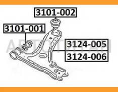 ����������� ��������� ������ �������� Chery Amulet A15 2003- 3101001 ����