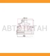 ������� ����� (�������� ��� ������) | �����/��� | Nissan/ X-Trail T30 2001-2007/21*65*66 �� ASBT2191 ����