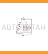 ������� ����� (�������� ��� ������) 28x100x103 Peugeot Boxer 2006-/FUAT Ducato NEW/Citroen Jumper ASBTBX1 ����