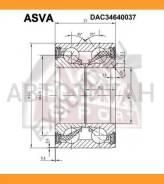 ��������� ��������� �����. Daewoo Nexia 1500I (G15MF) 1995- ASVA DAC34640037 DAC34640037 ����