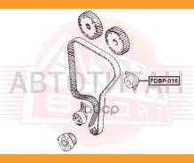 ����� �������� FORD Focus II 2004-2008 FDBP016 ����