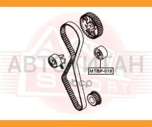 ����� ��������, ������������� ����� Mitsubishi Outlander CW# 2006-2012 MTBP018 ����
