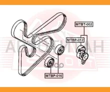 ����� �������� ��������� ������������ Mitsubishi/ ASX ASVA MTBP012 MTBP012 ����