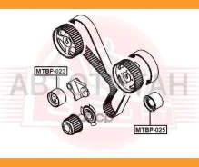 ����� �������� Mitsubishi Pajero IV Montero V87W/V97W 2006- MTBP025 ����