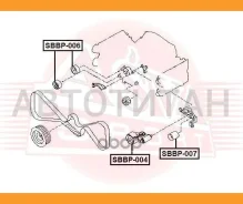 ����� �������� Subaru Impreza G11 2000-2007 SBBP007 ����