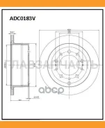 ���� ��������� ������ Toyota Land Cruiser 100 (J1) 98-07 / Lexus LX 98-08 [ADC0183V] ADC0183V ����