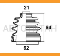 ������� ����� ���. �����. Suzuki/Subaru/Mitsubishi/Mazda�/Daihatsu BD0501 ����