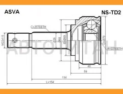 ���� �������� 22x49x25 Nissan Tiida C11X 2004- [NSTD2] NSTD2 ����