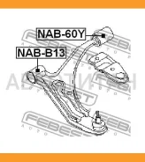 ����. ���� ������ ���. Nissan Sunny B13/Almera N14 1990-1995 NABB13 ����