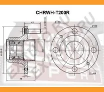 ������� ������ ����. Chevrolet AVEO T200 2002-2006 CHRWHT200R ����