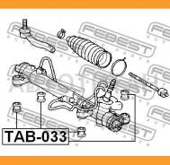 ����������� ������� ����� Toyota Avensis AZT25# 2003.07-2008.11 [JP] TAB033 ����