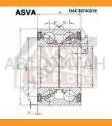 ��������� ��������� �������� Chevrolet Lacetti Optra (J200) 2003-2008 ASVA DAC39740039 DAC39740039 ����