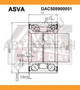 ��������� ��������� LAND Rover Discovery /LR3 III (TAA)4.4 448PN ASVA DAC508900051 DAC508900051 ����