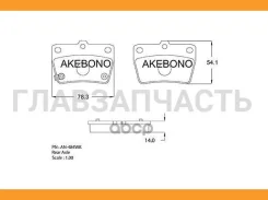 ������� ��������� �������� ������ �������� ��� Toyota RAV4 II AN-484WK Akebono AN484WK AN484WK ����