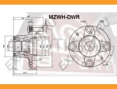 ������� ������ | ��� ����/��� | Mazda/ Demio DW3/ DW5 1998-2002MX-5 NA 1989-MX-5 NB 1998-2005121 ASVA Mzwhdwr 941842, GH21020, HW25006, 0582DWR, KK230...