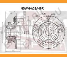��������� ���. ����. [�������] Nissan Almera 00-/Maxima QX 95-03 NSWHA32A46R ����