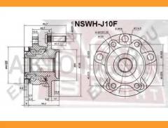 ������� ������ | ����� ����/��� | Nissan/ Qashqai 2007-/ X-Trail T31 2007- ASVA Nswhj10F NSWHJ10F ����