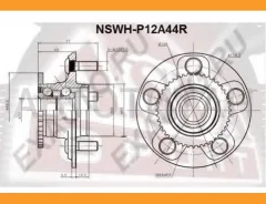 ������� ������ � ABS | ��� ����/��� | Nissan/ Primera P12E 2002 ASVA Nswhp12A44R NSWHP12A44R ����