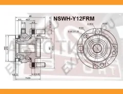 ������� �������� � ��������� ������� ABS Nissan AD Expert Y12 2006 Tiida (C11/SC11) 05/04-12/14 40202ED05A, 40202ED000, 0282Y12FRM ASVA Nswhy12FRM NSW...