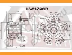 ������� ������ � ABS | ��� ����/��� | Nissan/ Murano Z50 2002-2007 ASVA Nswhz50MR NSWHZ50MR ����