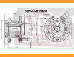 ������� ������ � ABS | ��� ����/��� | Subaru/ Legacy BL 2003 SBWHB13MR ����
