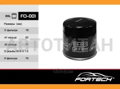 ����94797406 Daewoo Nexia 1.5 16V Chevrolet Captiva2.4 �. (06~), Cruze (09~)Lanos, Lacetti1.41.61.8 (97~) (MANN. W712/22, W712/75) F�-001 Fortech � FO...